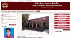 Desktop Screenshot of kvmaharajganj.org